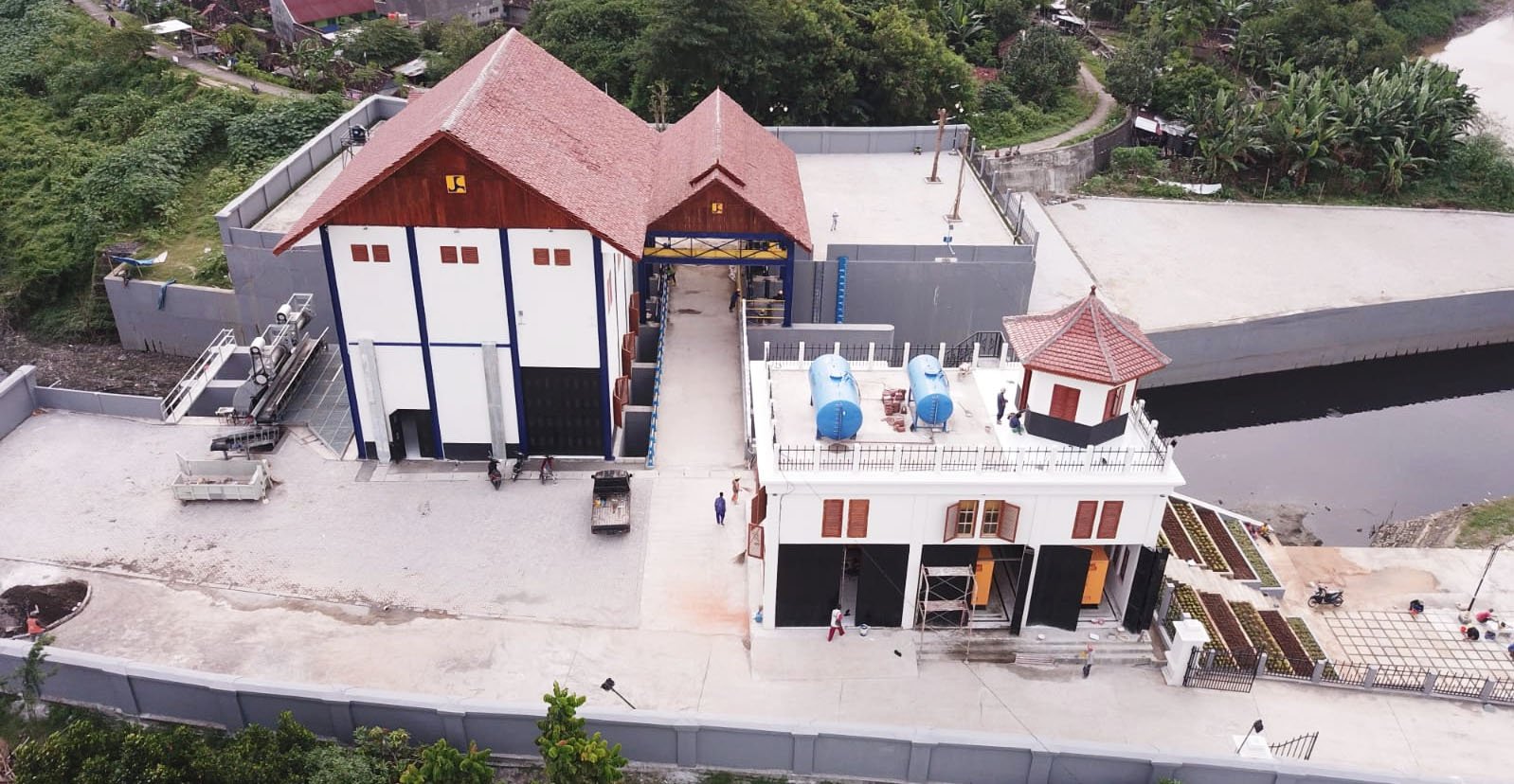 Rumah pompa banjir